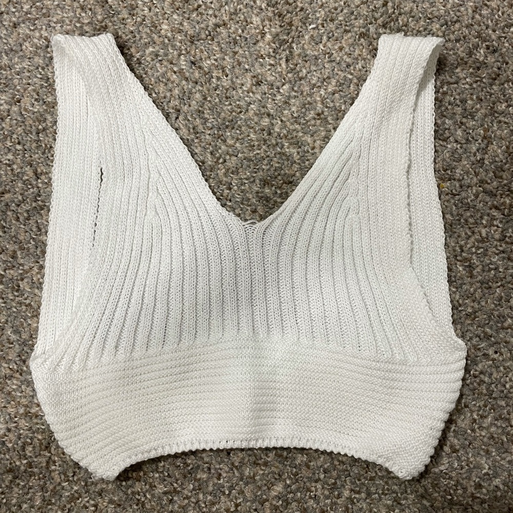 Plain crotchet cover up top